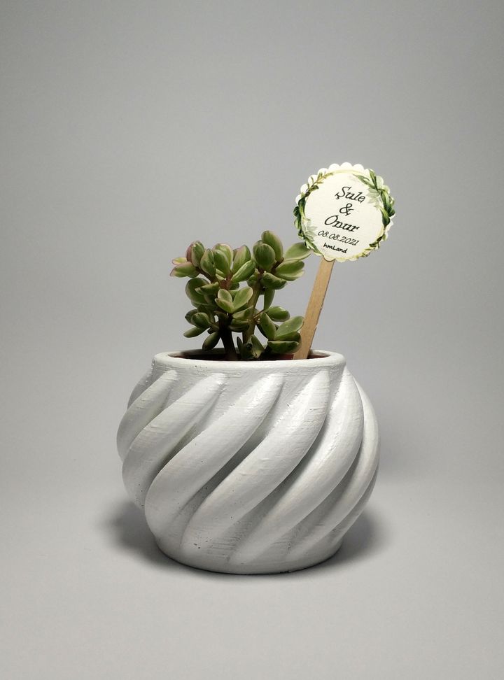 Beton Saksı Hediyelik-9