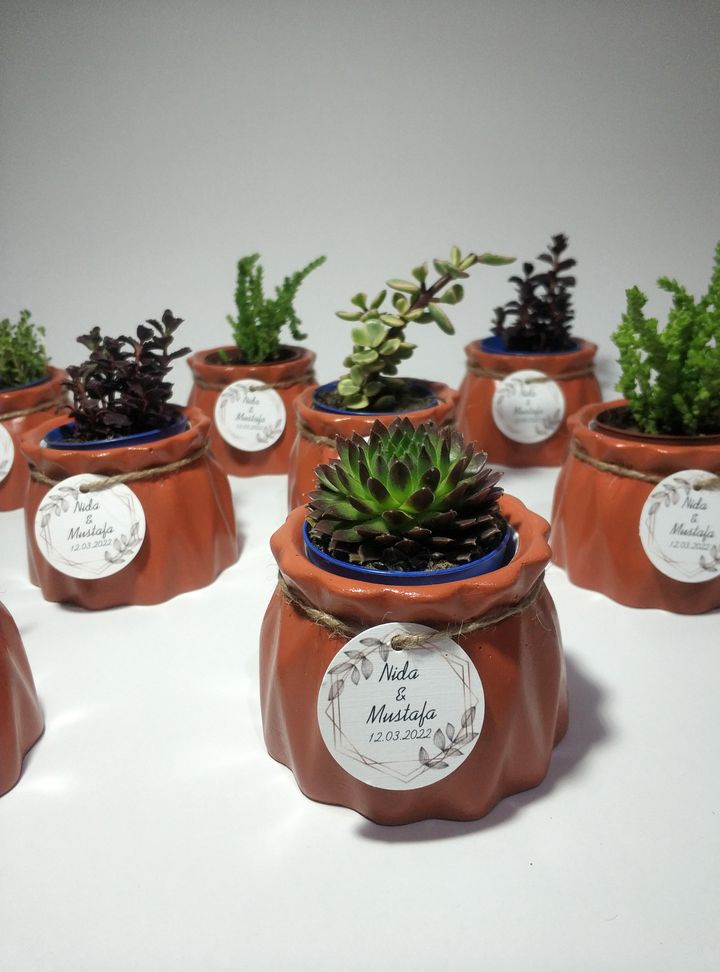 Beton Saksı Hediyelik-10 