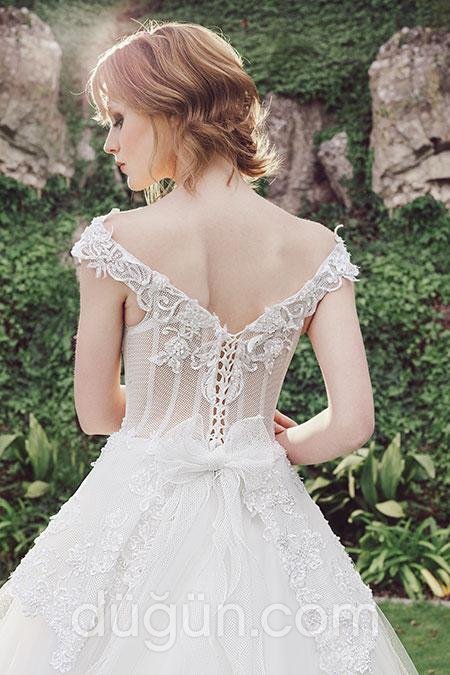 Korseli Transparan Gelinlik