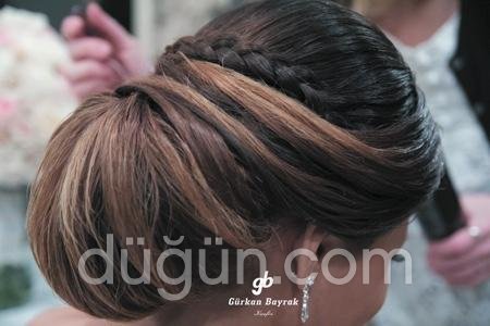 Ense Topuzu Gelin Saç Modeli
