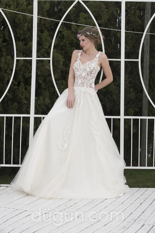 Askılı Gelinlik Modeli