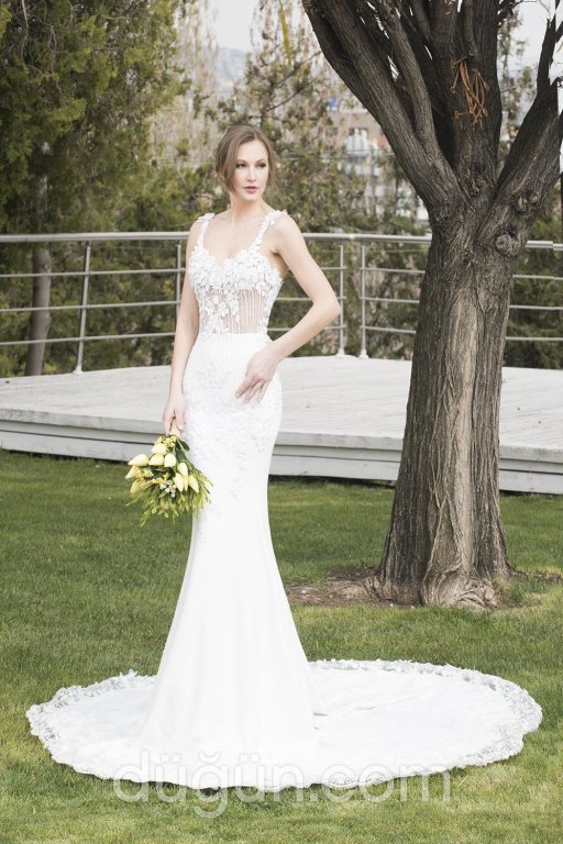 Askılı Gelinlik Modeli