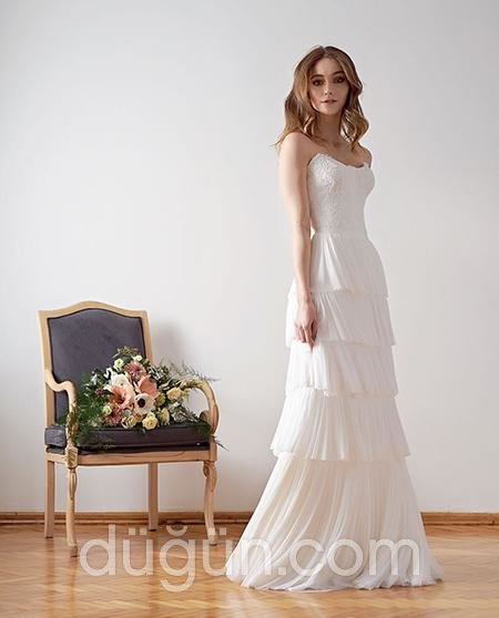 Straplez Gelinlik Modeli