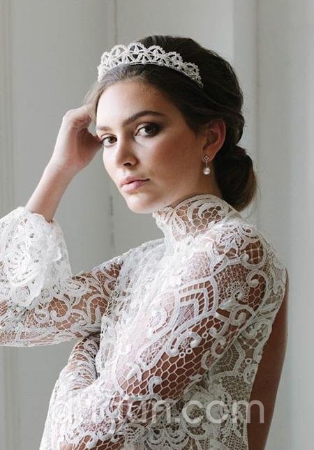 İncili Prenses Gelin Tacı