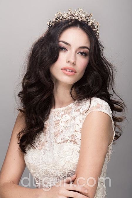 Eskitme Tarzda Gelin Tacı