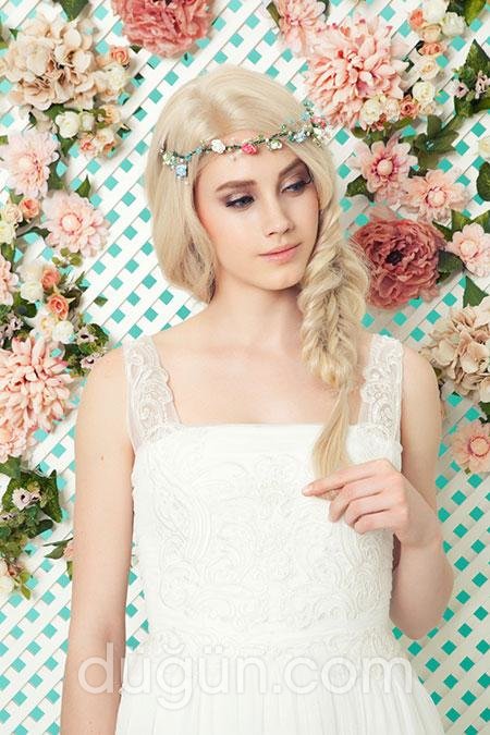 Yan Örgü Gelin Saçı