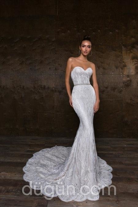 Straplez Balık Gelinlik