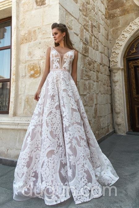 Kalın Askılı A Kesim Gelinlik