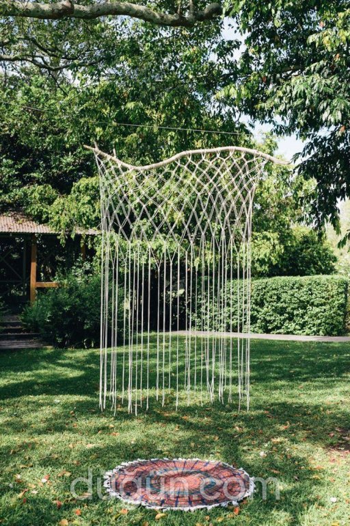 Makrome İpinden Düğün Takı