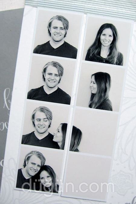 Fotoğraflı Nişan Davetiyesi