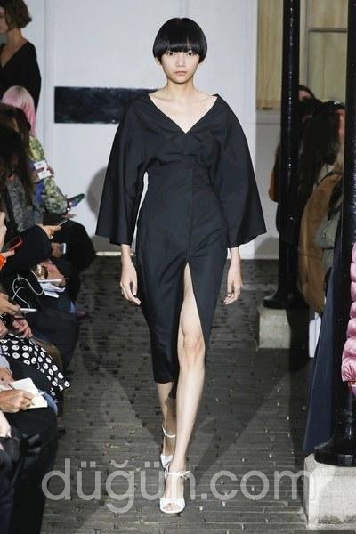 Oversized Siyah Abiye Modeli