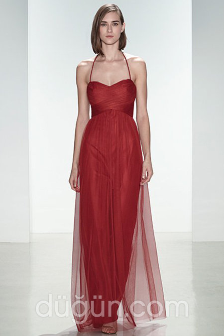 Kırmızı Tül Abiye