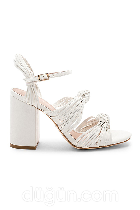 Kalın Kısa Topuklu Rahat Gelin Ayakkabısı