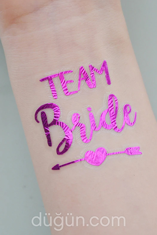 Mor Team Bride Dövme