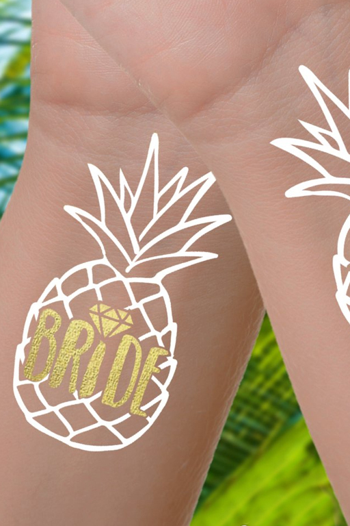 Ananas Figürlü Gelin Dövmesi