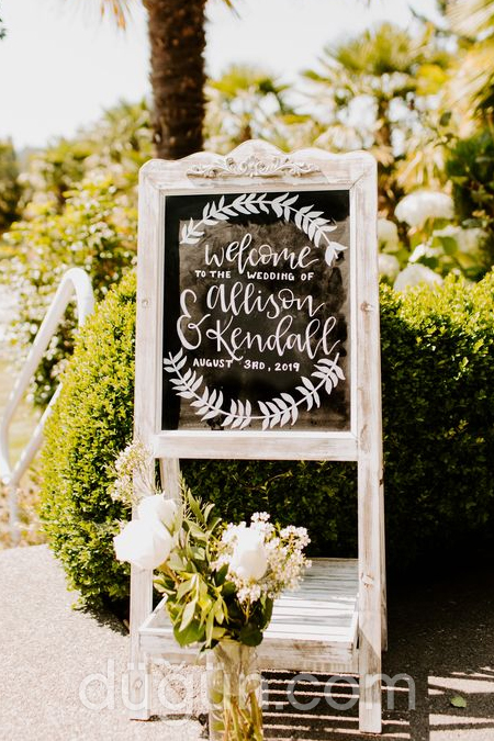 Vintage Karşılama Panosu