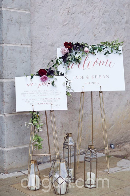 Düğün Nikah Karşılama Panosu