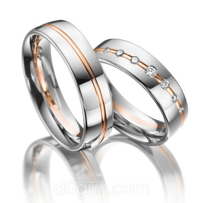 İnce Taşlı Alyans