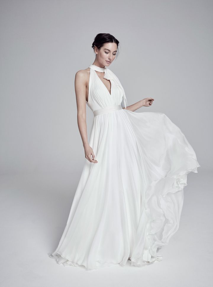 Suzanne Neville Halter Yaka Gelinlik