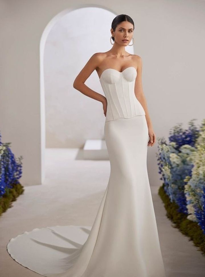 2025 Rosa Clara -11-25 Balık Kesim Gelinlik