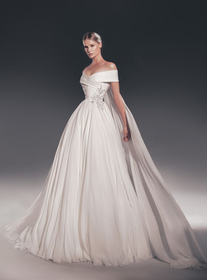 Zuhair Murad Düşük Omuz Gelinlik