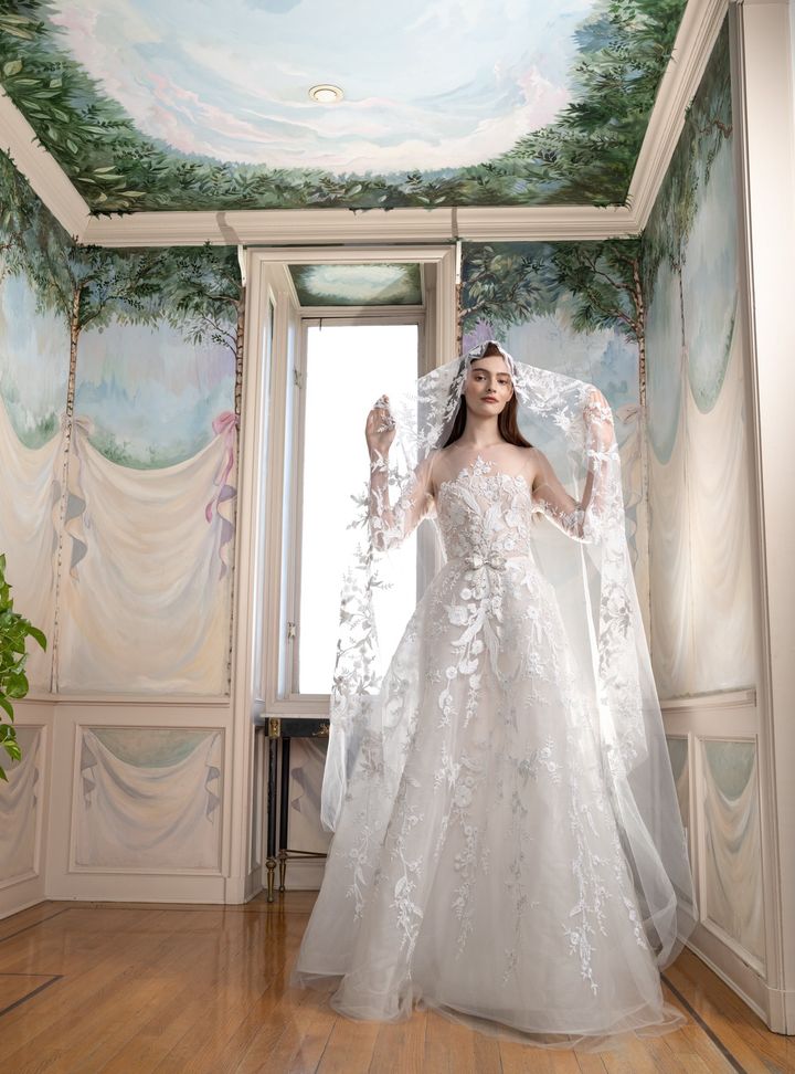 2025 Reem Acra -5-25 A Kesim Gelinlik