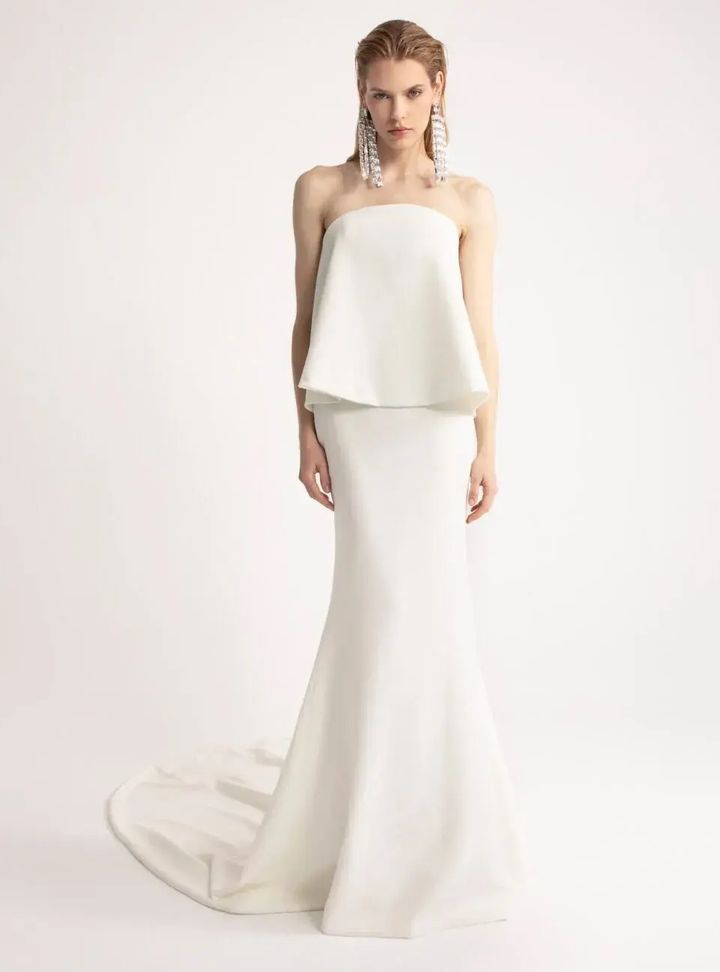 2025 Yolan Cris -15-25 Balık Kesim Gelinlik