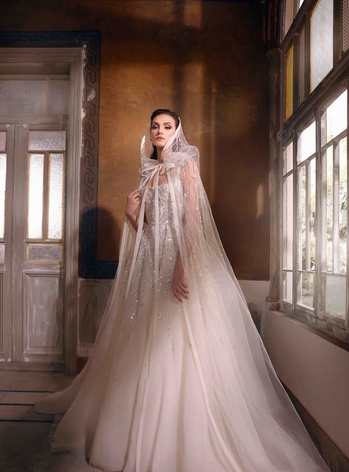Zuhair Murad Pelerinli Gelinlik