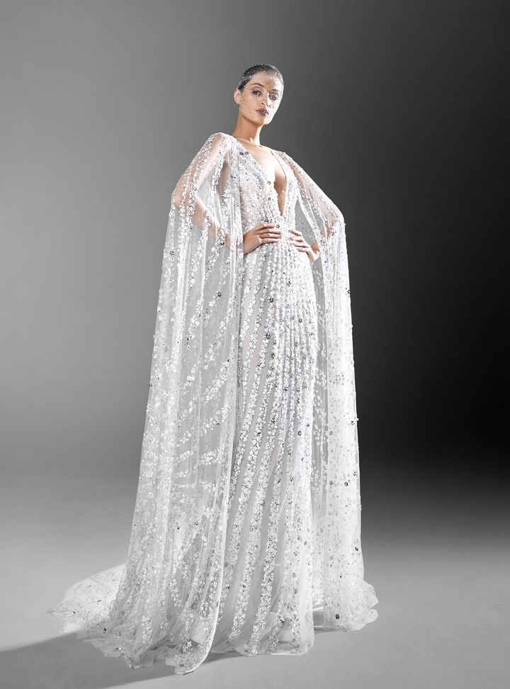 Zuhair Murad Pelerinli Gelinlik