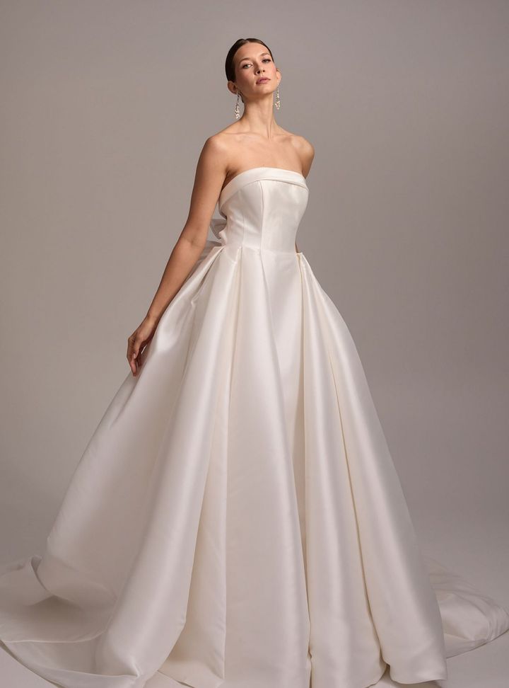 2026 Verdin 10-26 Prenses Kesim Straplez Modern Gelinlik