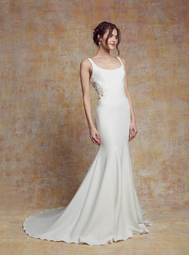 Marchesa Yarım Balık Gelinlik