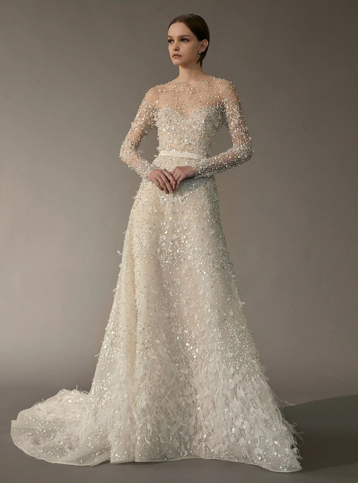 Elie Saab Taşlı Gelinlik