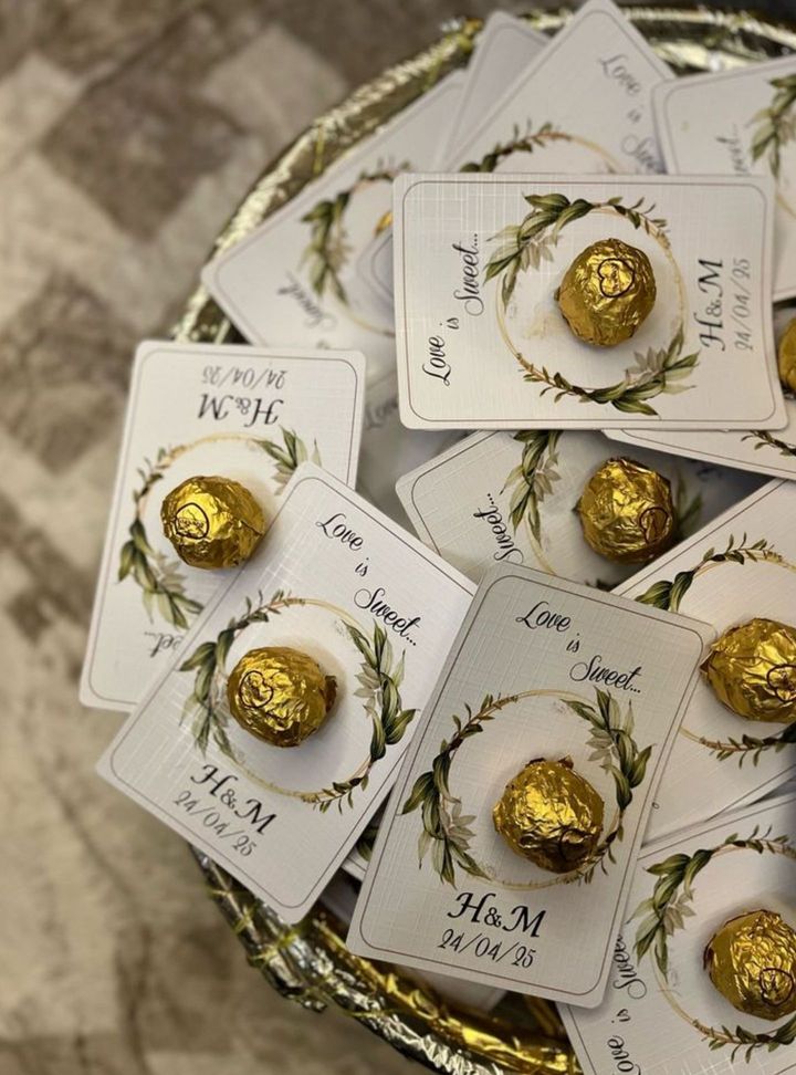 NSH-18-26 Çikolata / Kurabiye Nikah Hediyelik