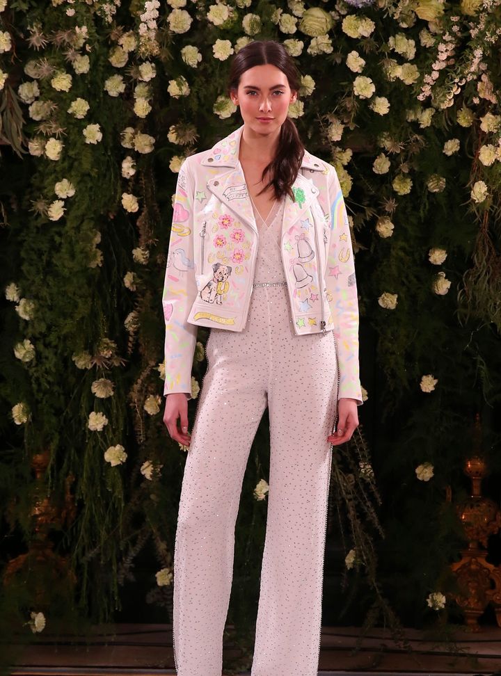 Jenny Packham Ceketli Tulum Gelinlik Modeli