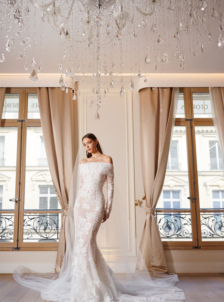 2025 Georges Hobeika -4-25 Balık Kesim Gelinlik