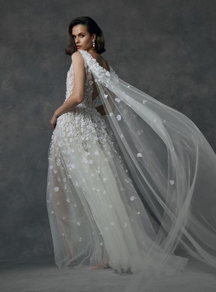 Oscar de la Renta Üç Boyutlu Gelinlik