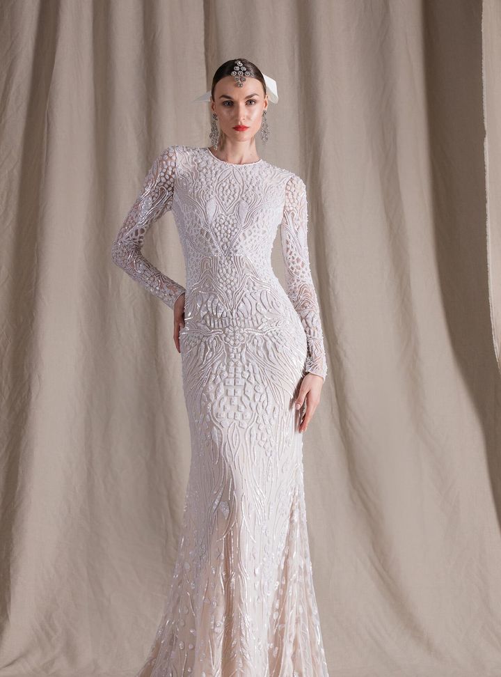 Naeem Khan İşlemeli Gelinlik