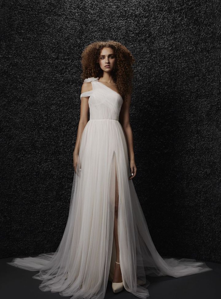 Vera Wang Tek Omuz Gelinlik