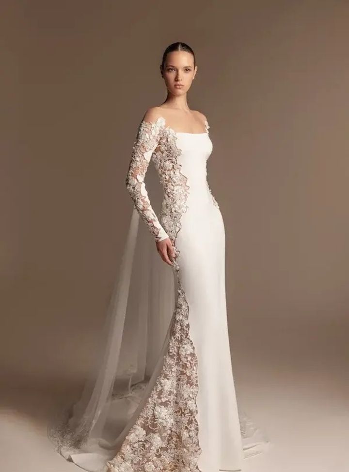 2025 Tony Ward -13-25 Balık Kesim Gelinlik