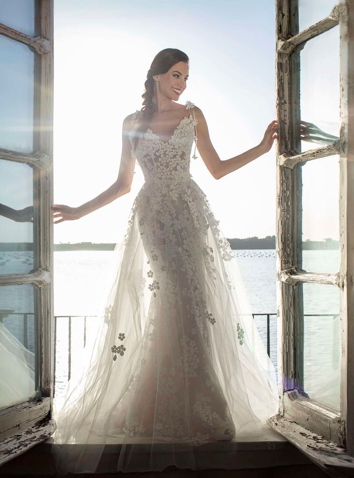 2025 Valentini Spose Askılı A Kesim Gelinlik