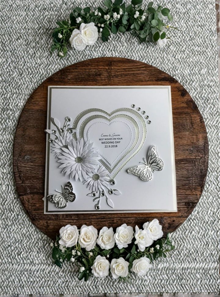 DVT-92-26 3 Boyutlu Düğün Davetiye