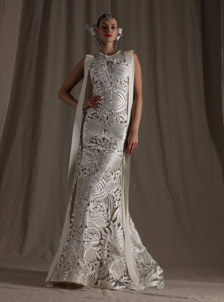 Naeem Khan İşlemeli Gelinlik