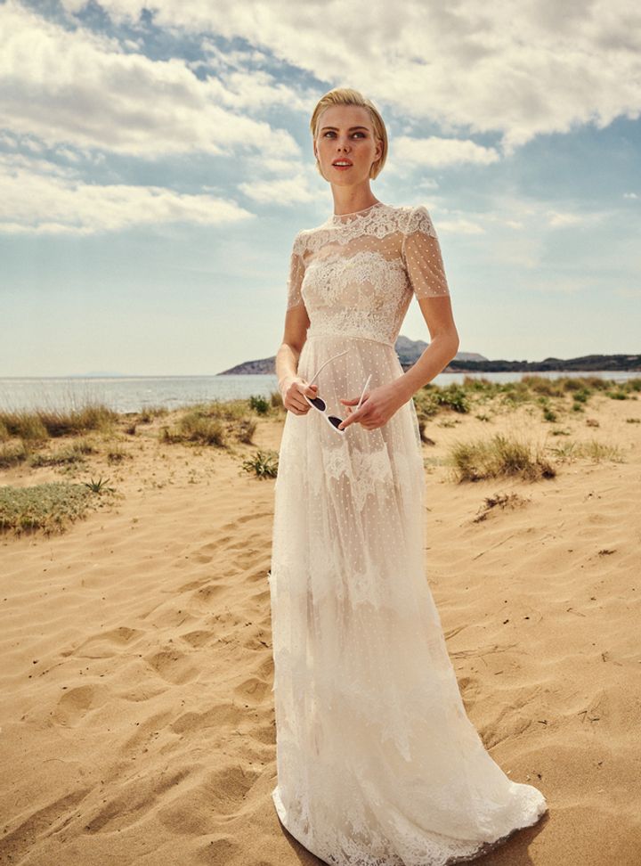 Costarellos İllüzyon Gelinlik