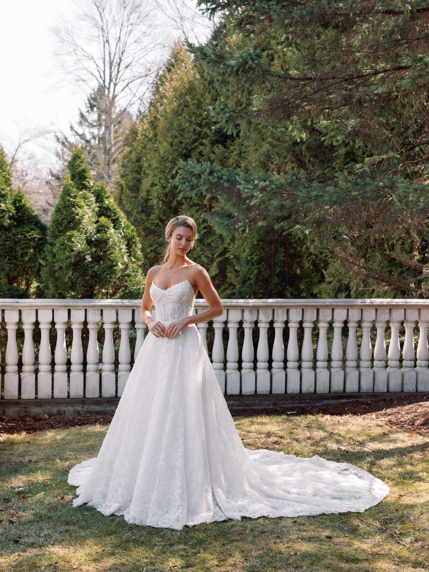 2026 Verdin 9-26 Prenses Kesim Straplez Romantik Gelinlik