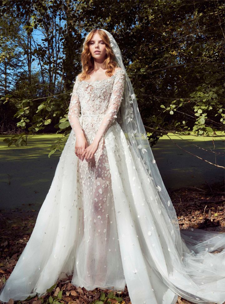 Zuhair Murad Çıkarılabilir Etekli Gelinlik