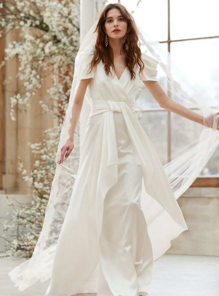 Temperley London Kısa Kollu Gelinlik