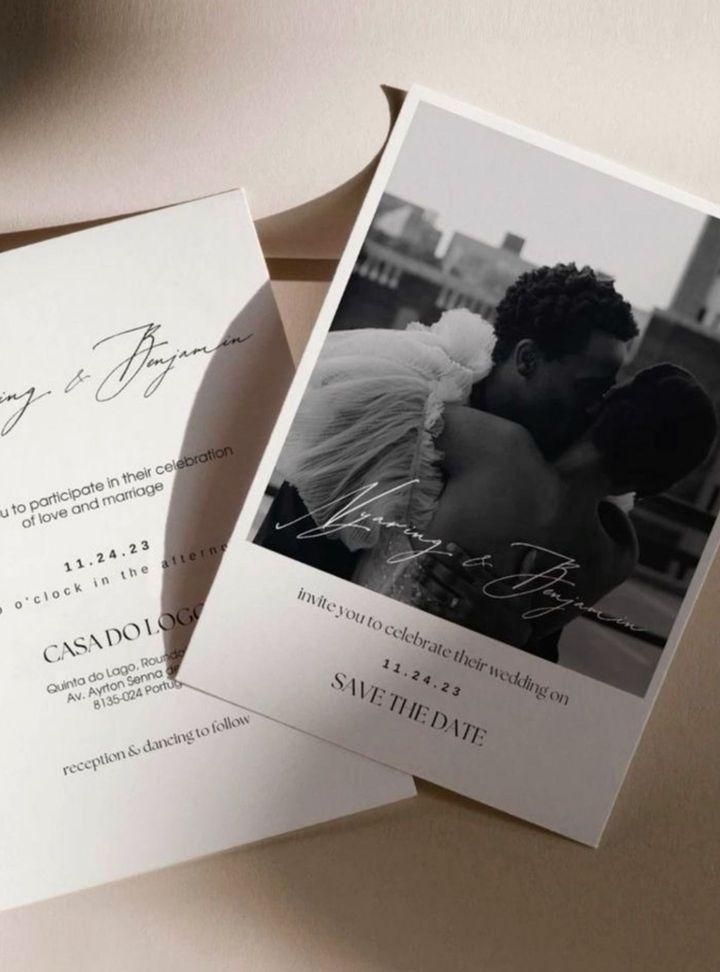 DVT-66-26 Düğün Fotoğraflı Davetiye