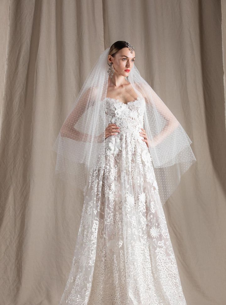 Naeem Khan Straplez Gelinlik