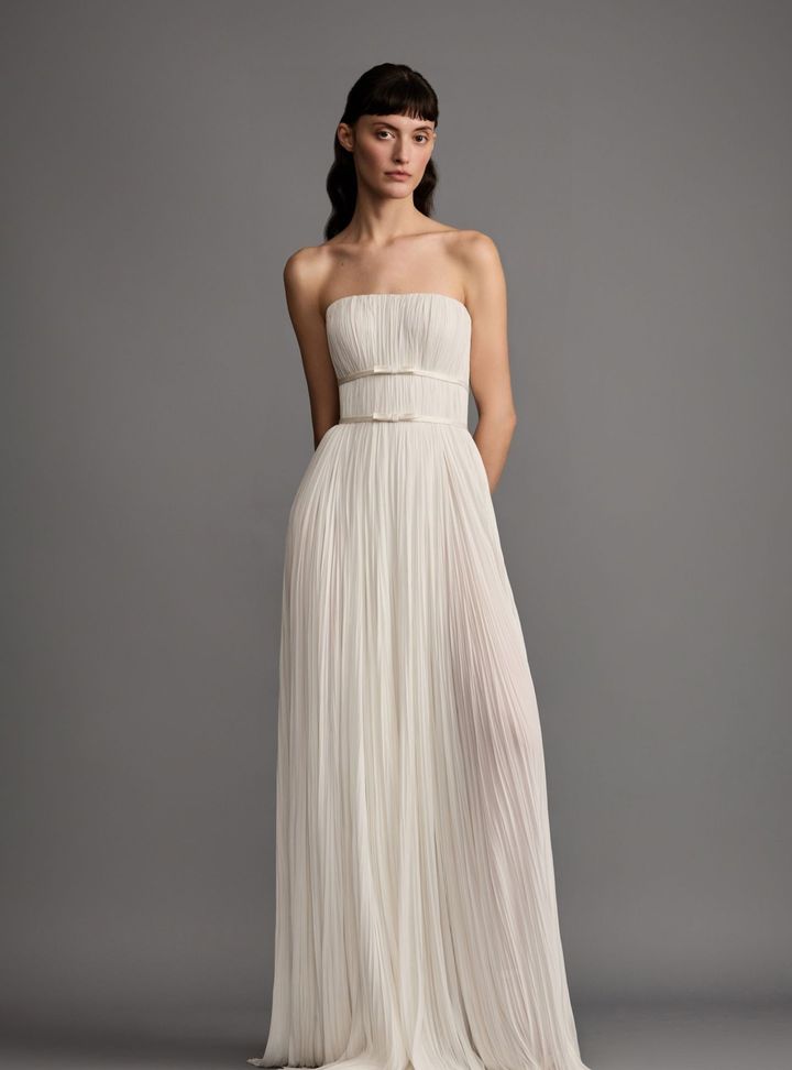 2026 House Of Gilles 52-26 Straplez Robalı Tarlatansız Gelinlik