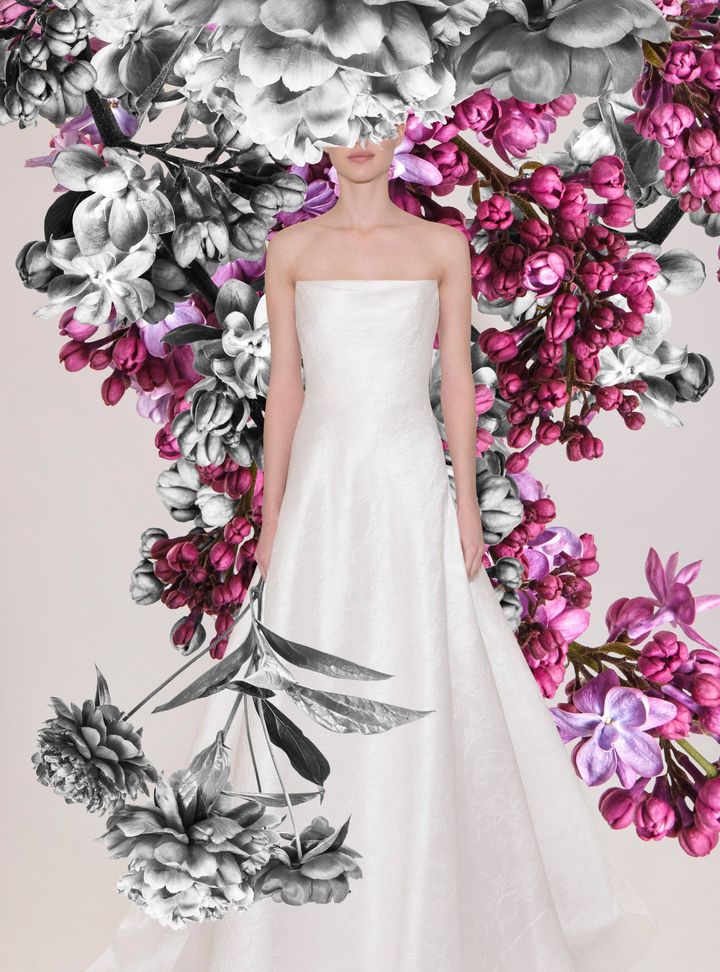 Reem Acra A Kesim Sade Gelinlik